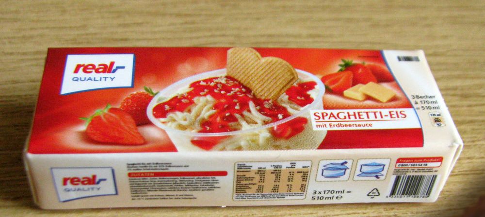 ﻿﻿REAL-real,- Quality Spaghetti Eis